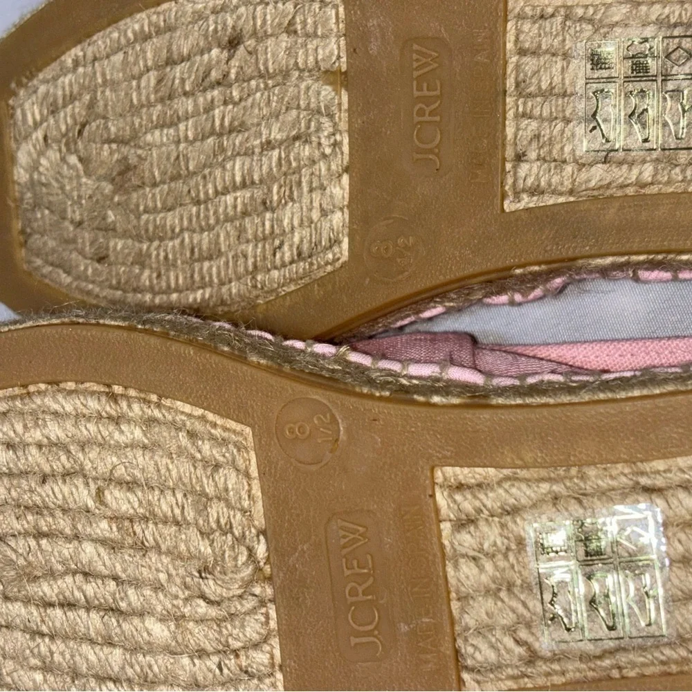 J. Crew Pink Espadrilles. Size 8.5
